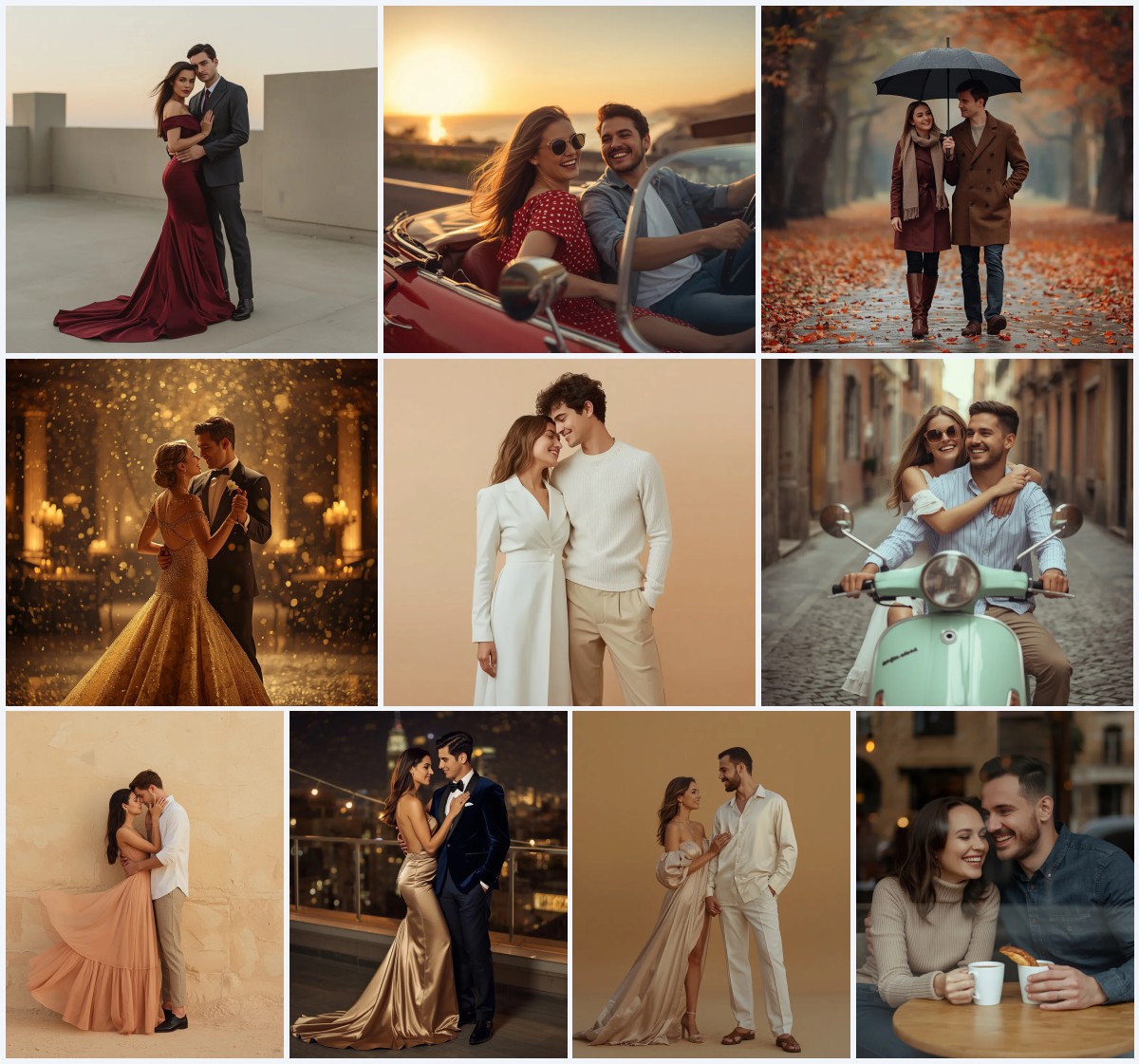 New 10 Indian Couple AI Prompts for Vibrant Holi Celebrations with Colorful Powder