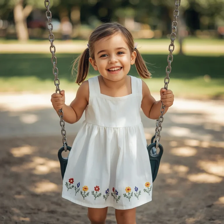 Sweet A-Line Sundress for a Summer Day at the Park | Beautiful Girl Prompt